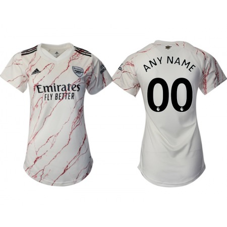 Women's Arsenal Personalized Away Soccer Club Jersey