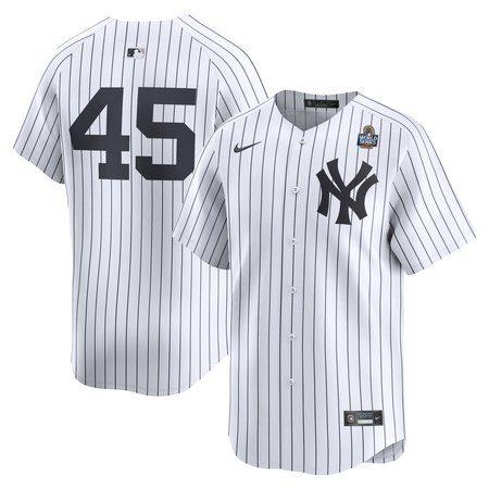 Men's New York Yankees Gerrit Cole Nike White 2024 World Series Limited Player Jersey