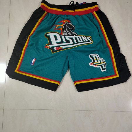 Detroit Pistons Green Shorts