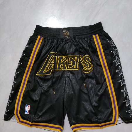 Los Angeles Lakers Black Shorts