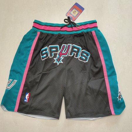 San Antonio Spurs Black Shorts